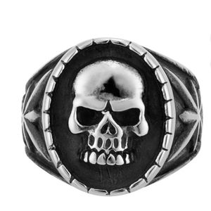Ed Hardy Mens Size 11 Stainless Steel Ring Skull New In Box